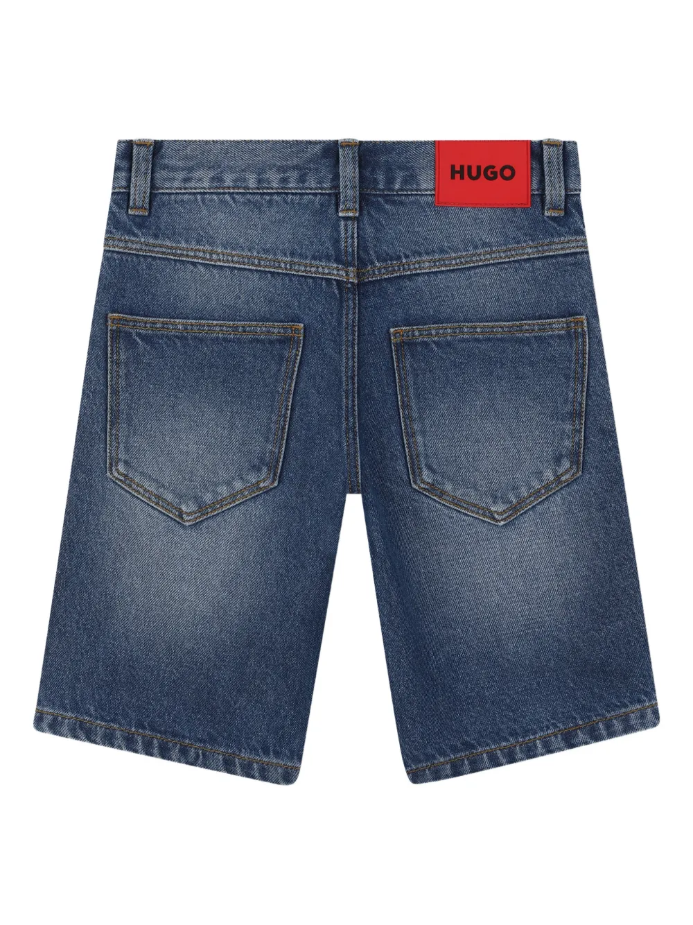 HUGO KIDS Spijkershorts met zakken Blauw