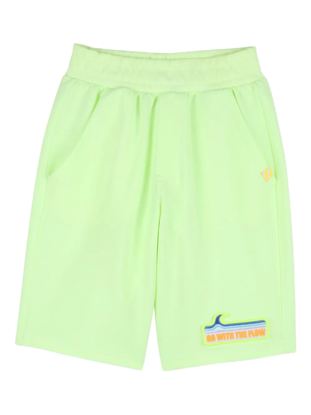 Billieblush patch-detail bermuda shorts - Green