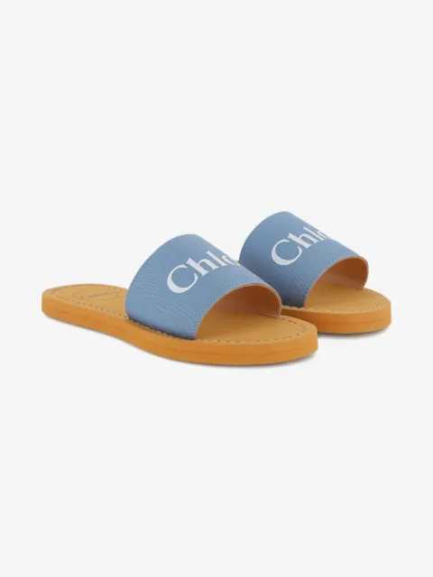 Chloé Kids logo-print sandals