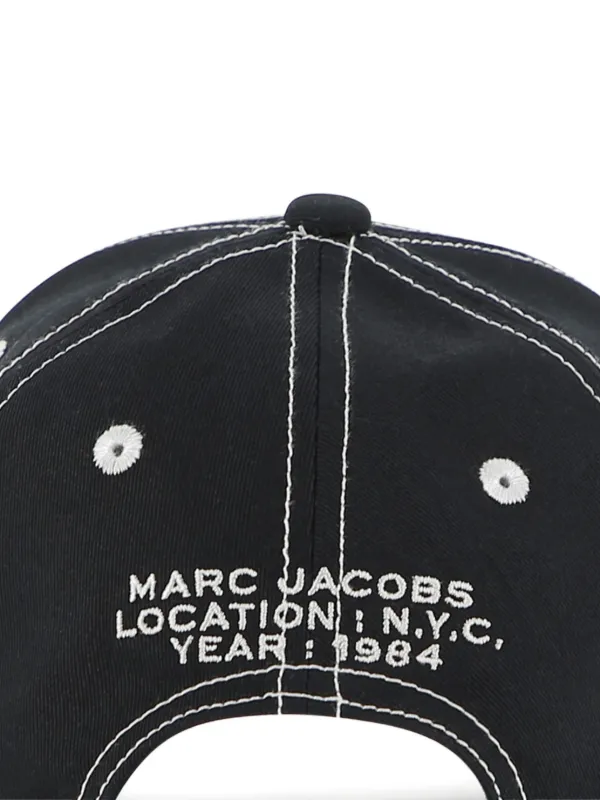 Marc Jacobs Kids コントラストステッチ キャップ | ブラック