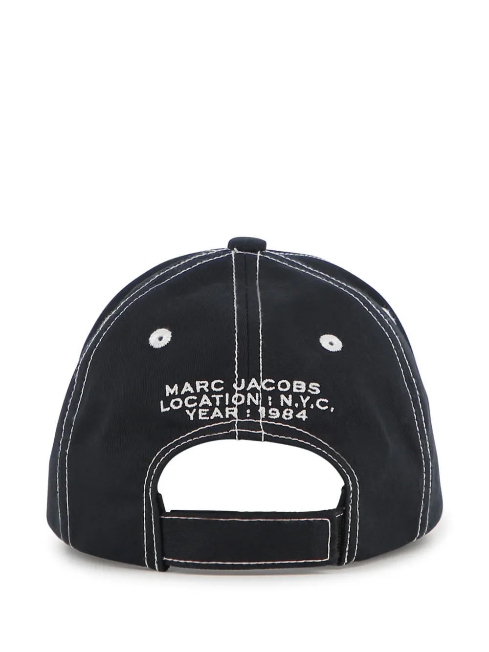  Marc Jacobs Kids Contrast-stitch Baseball Cap - Black 