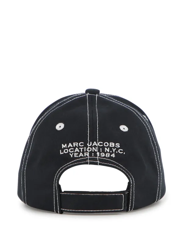 Marc Jacobs Kids コントラストステッチ キャップ | ブラック