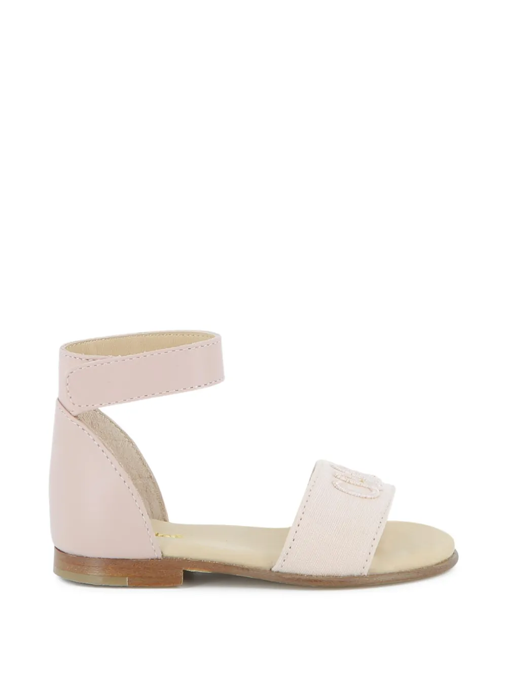 Chloé Kids Sandalen met borduurwerk Roze