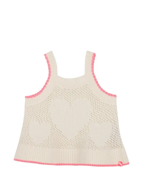 Billieblush heart-appliqué knitted top