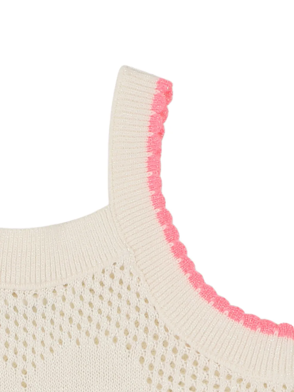 Billieblush Gebreide top met hartapplicatie Beige