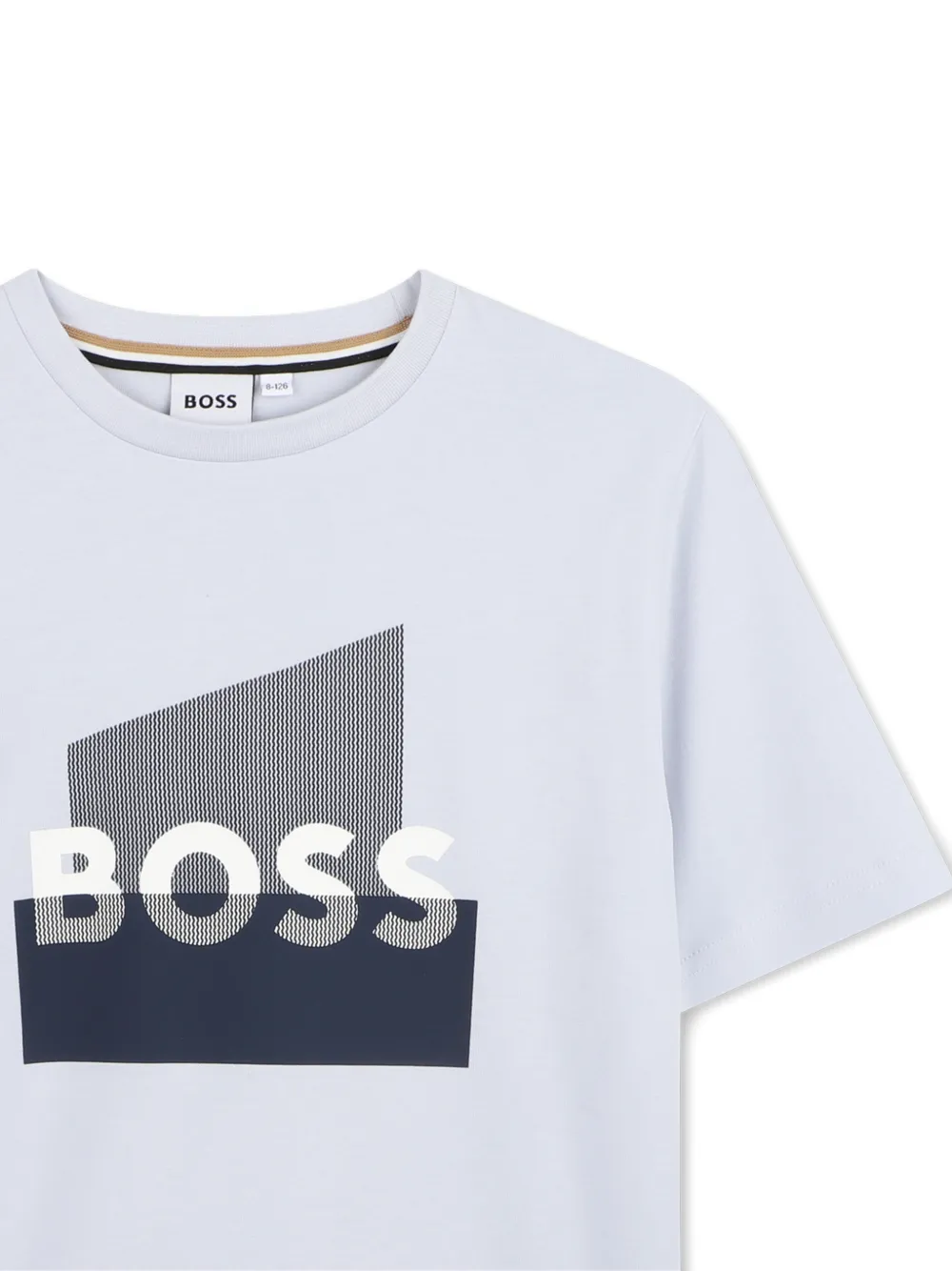  Boss Kidswear Graphic-print T-shirt - Blue 