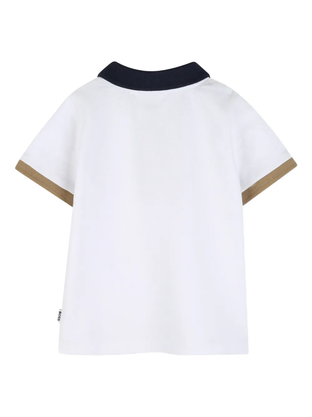 BOSS Kidswear Poloshirt met korte mouwen Wit