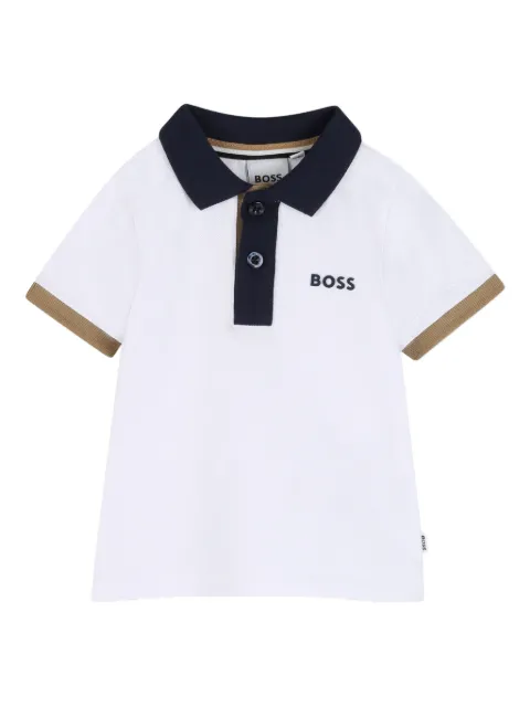 BOSS Kidswear Camisa polo mangas curtas