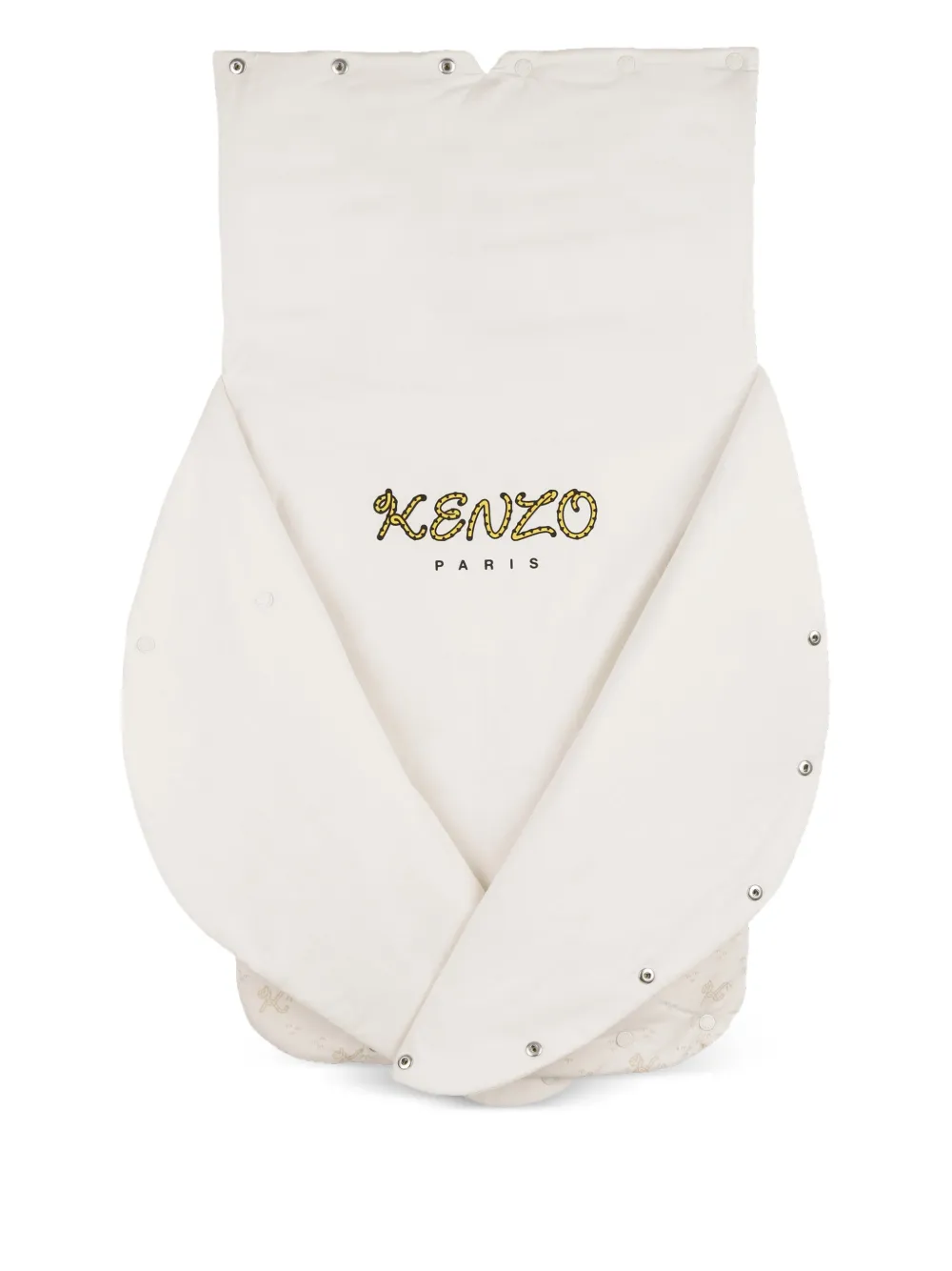 Kenzo Kids Slaapzak met monogram-print Wit
