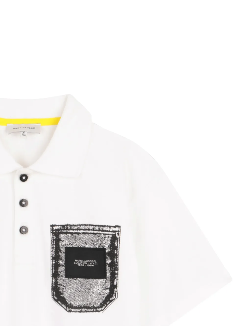 Marc Jacobs Kids Poloshirt met korte mouwen Wit