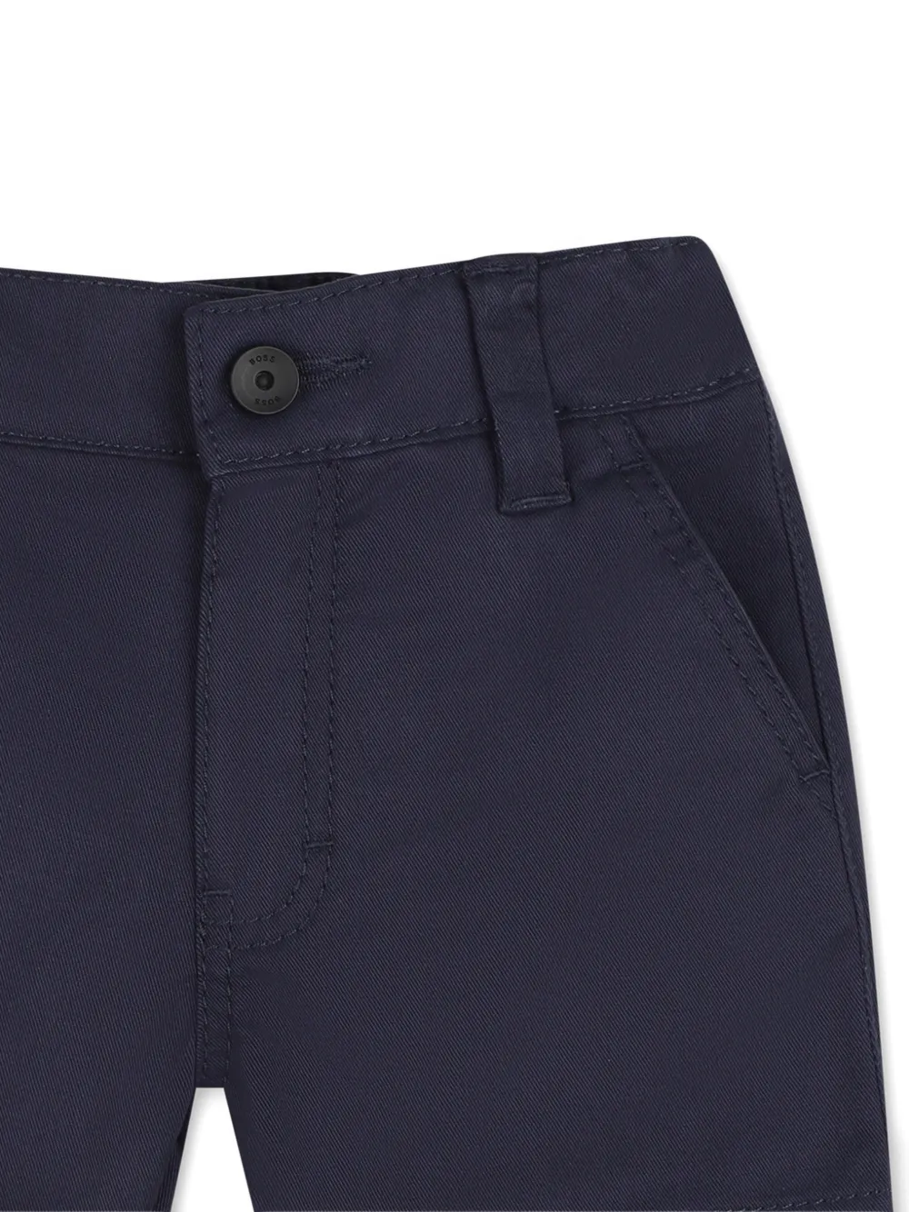  Boss Kidswear Buttoned Shorts - Blue 