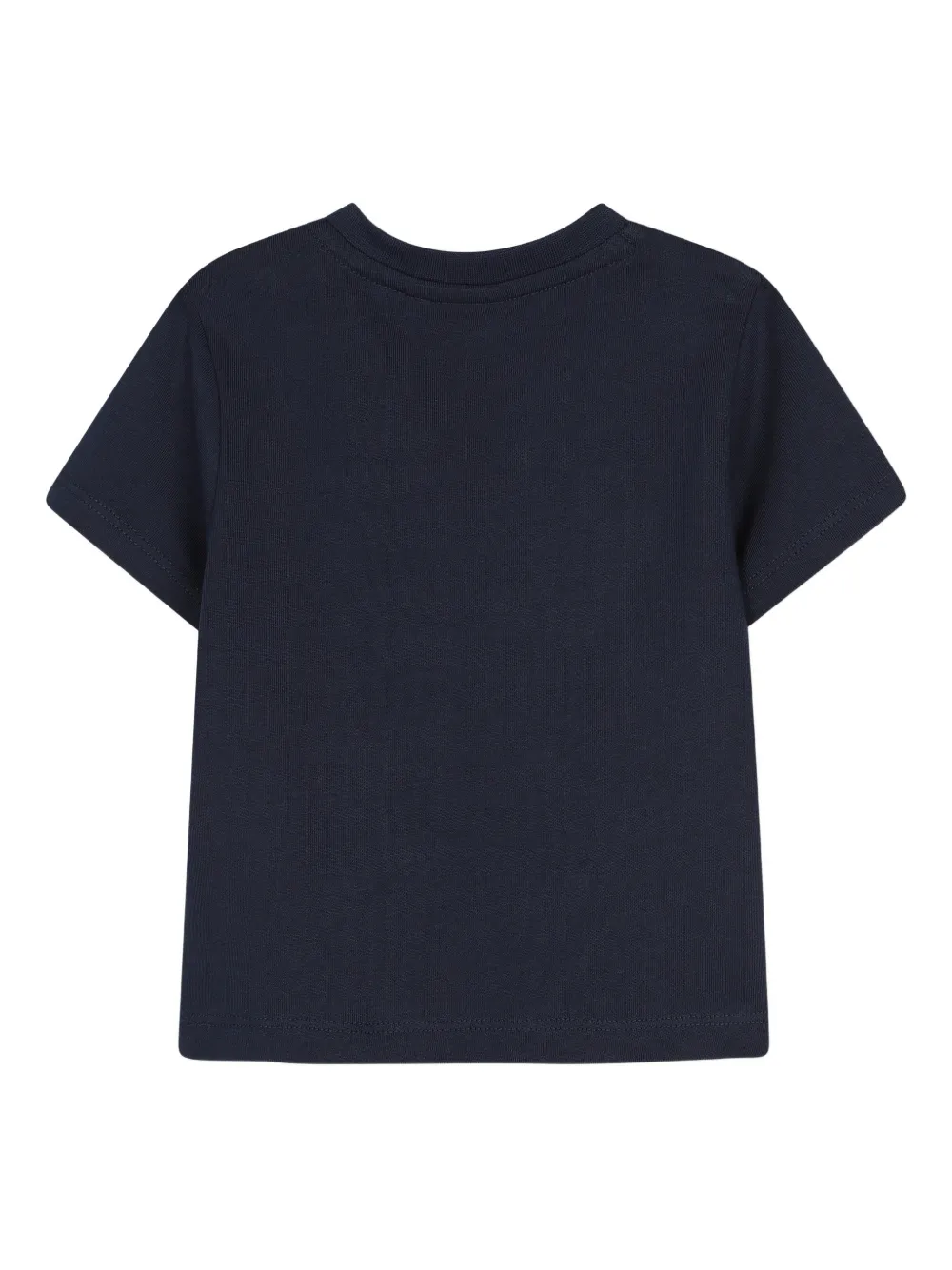 BOSS Kidswear T-shirt met ronde hals Blauw