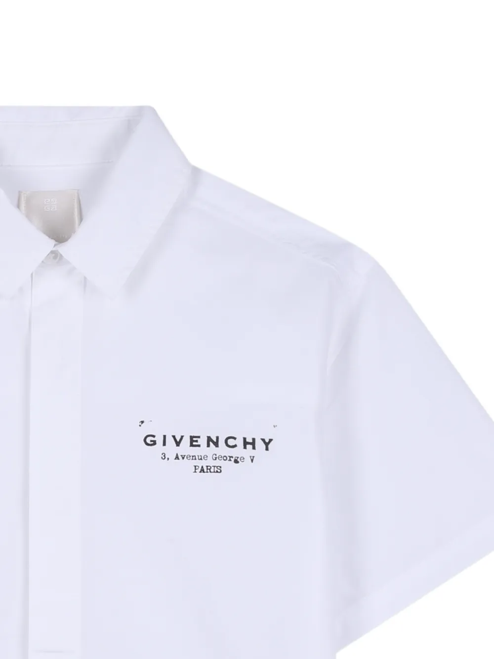 Givenchy Kids Shirt met korte mouwen Wit