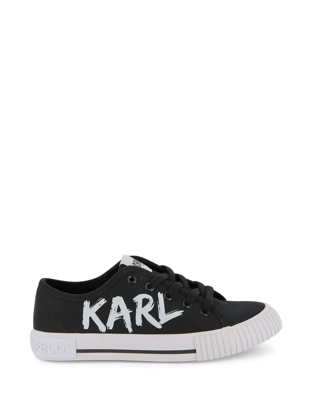 Karl Lagerfeld Kids Sneakers met logo Zwart