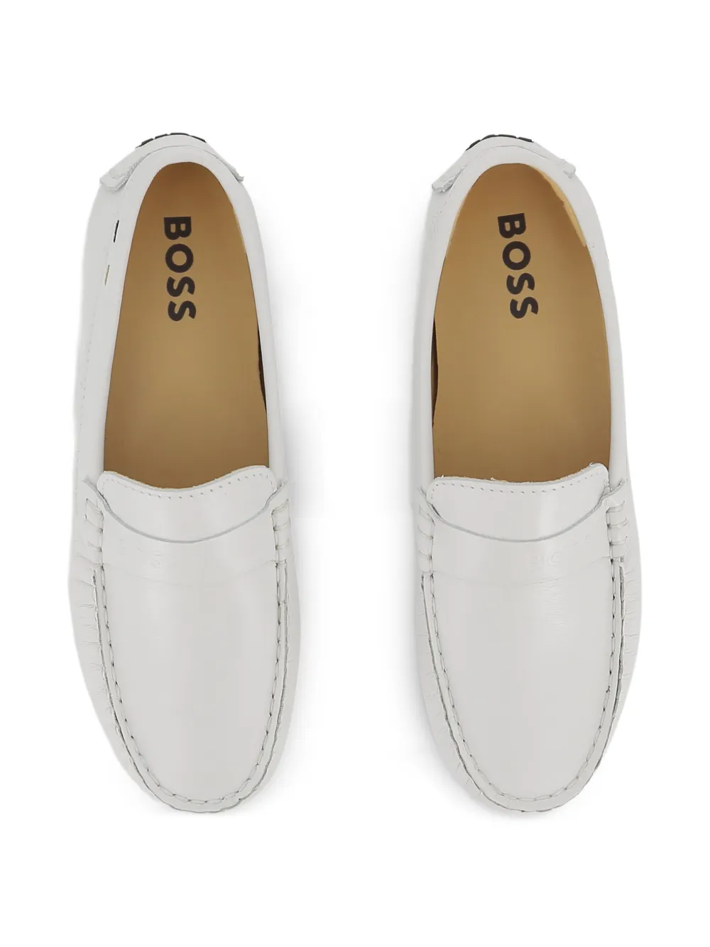 BOSS Kidswear Penny loafers Wit
