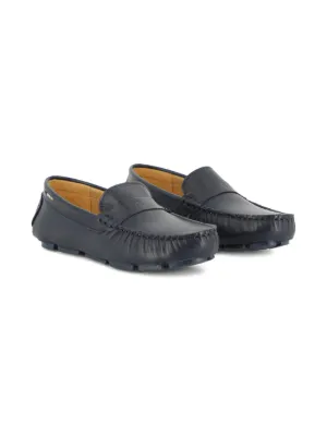 Versace Kids ベルベット ローファー | ブラック | FARFETCH JP