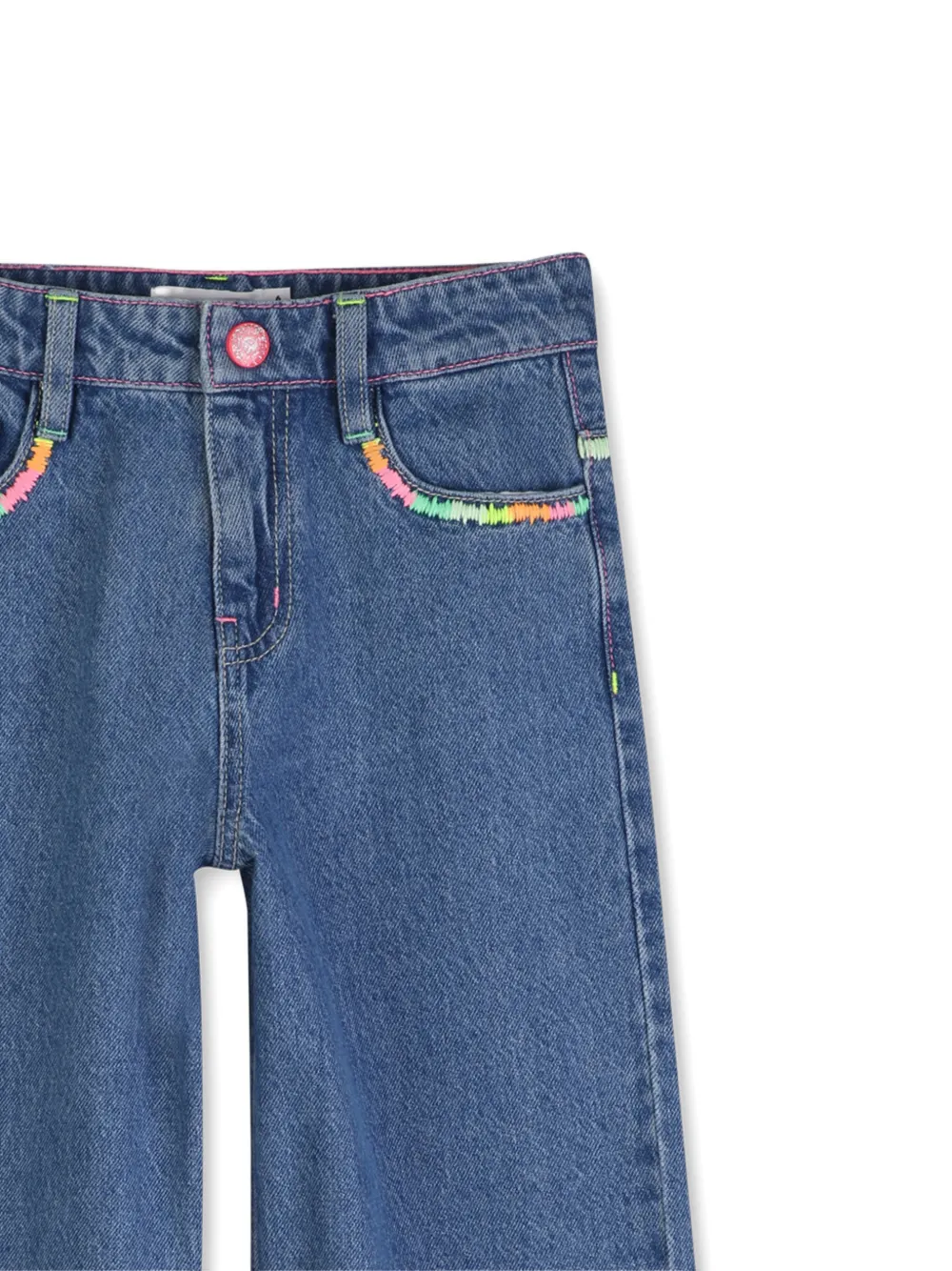  Billieblush Embroidered-detail Jeans - Blue 
