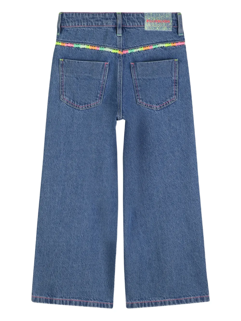  Billieblush Embroidered-detail Jeans - Blue 