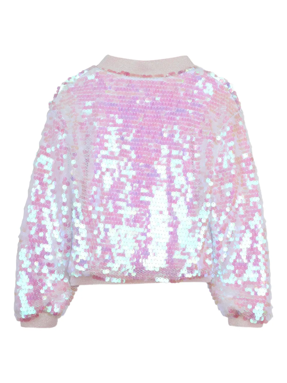  Billieblush Sequin-embellishment Zip-fastening Jacket - Pink 
