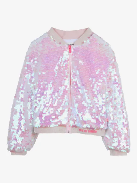 Billieblush Paillettenverzierte Jacke mit Reißverschluss