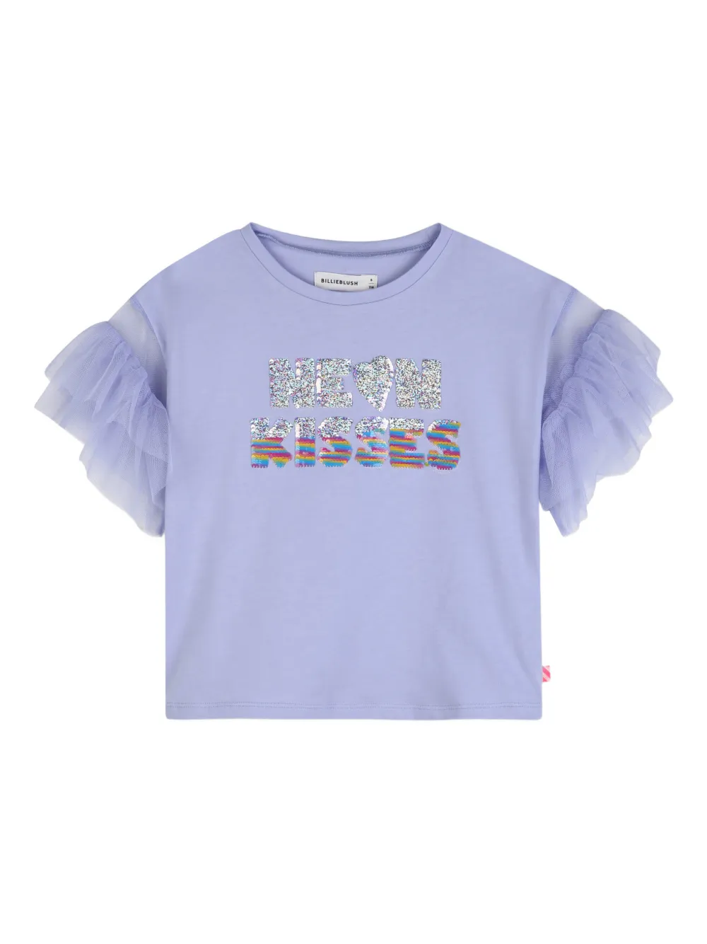 Billieblush T-shirt con ruches - Viola