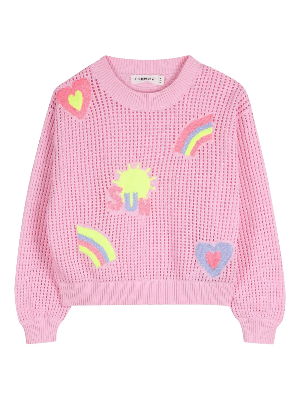 Billieblush Maglione con applicazioni - Rosa