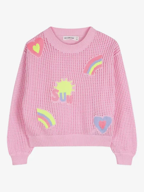 Billieblush suéter con apliques