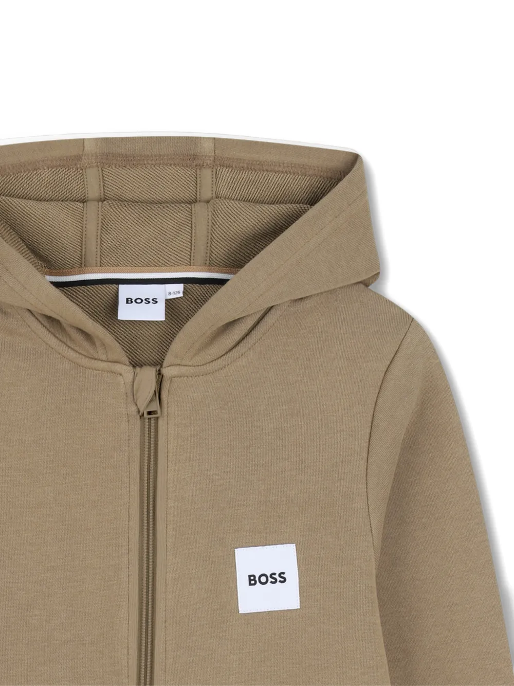  Boss Kidswear Zip Hoodie - Brown 