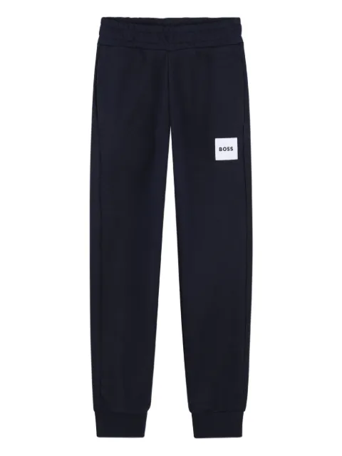 BOSS Kidswear logo-print tracksuit bottoms