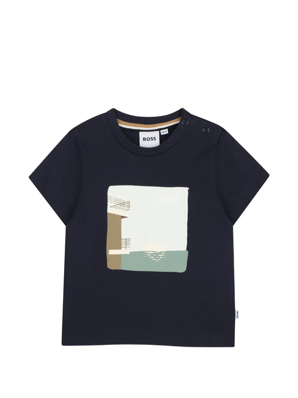BOSS Kidswear T-shirt con grafica - Blu