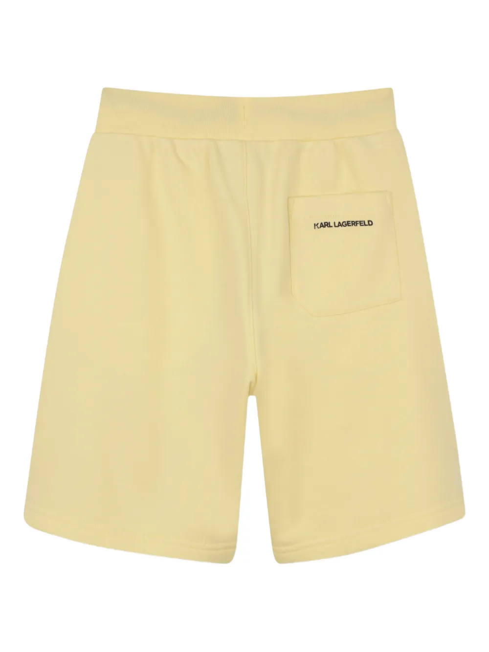 Karl Lagerfeld Kids Bermuda shorts met logoprint Geel