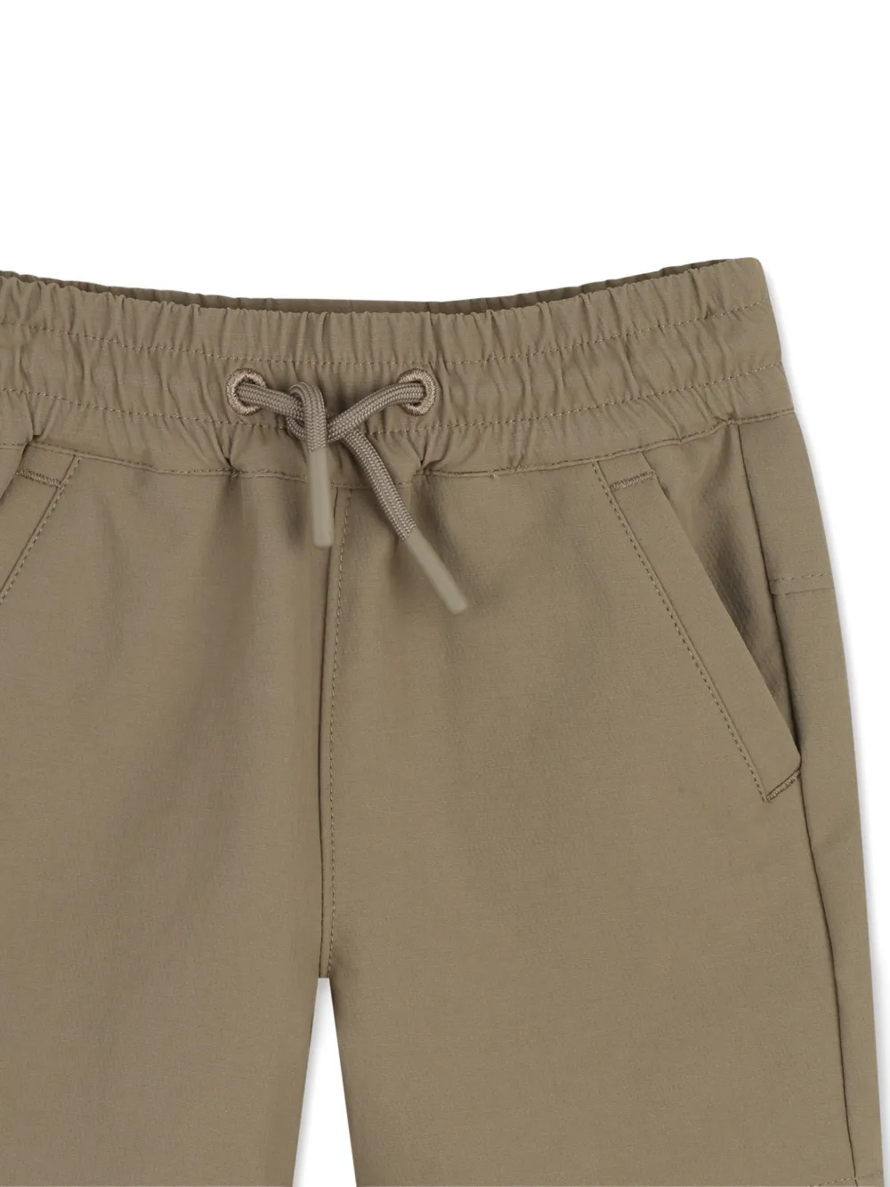 BOSS Kidswear Shorts met trekkoord Beige