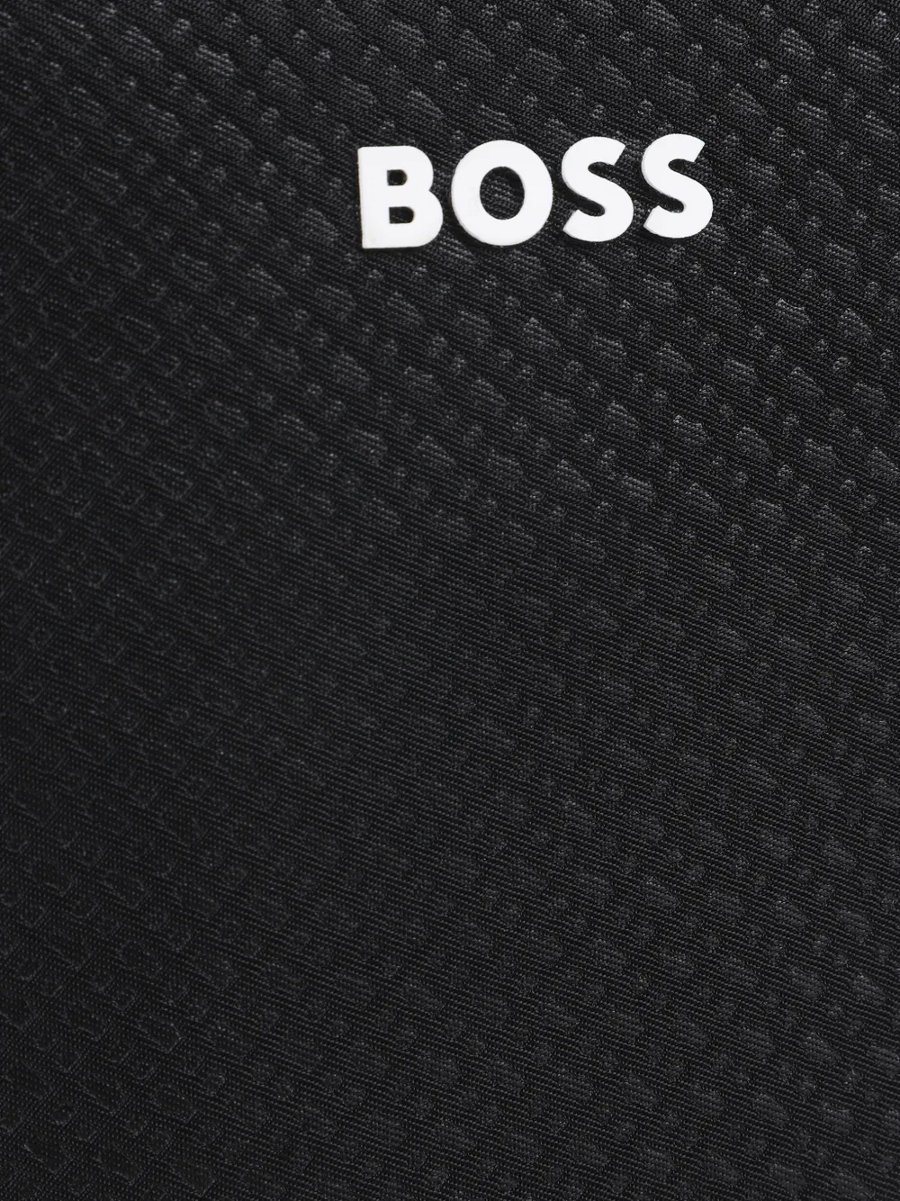  Boss Kidswear Textured Crossbody Bag - Black 