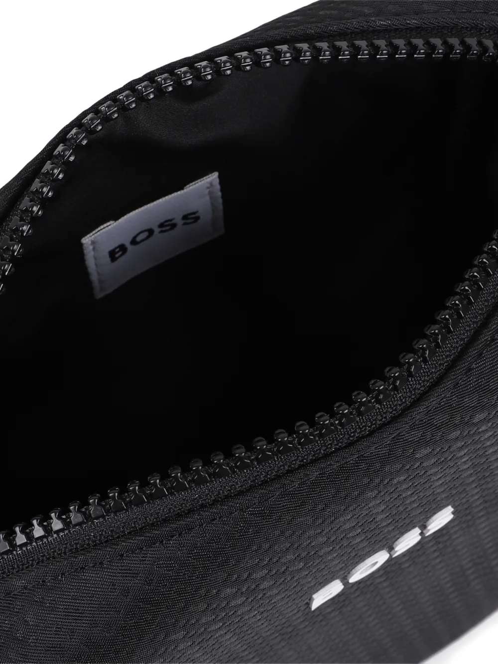 BOSS Kidswear Crossbodytas met textuur Zwart