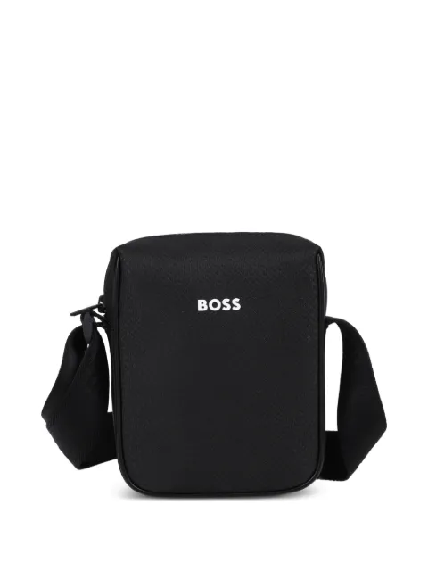 BOSS Kidswear textured crossbody bag