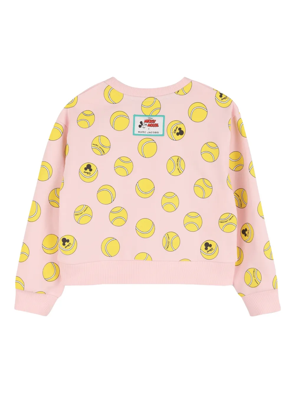 Marc Jacobs Kids x Disney sweater met tennisbal print Roze