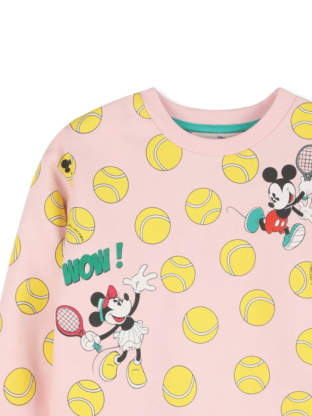 Marc Jacobs Kids x Disney sweater met tennisbal print Roze