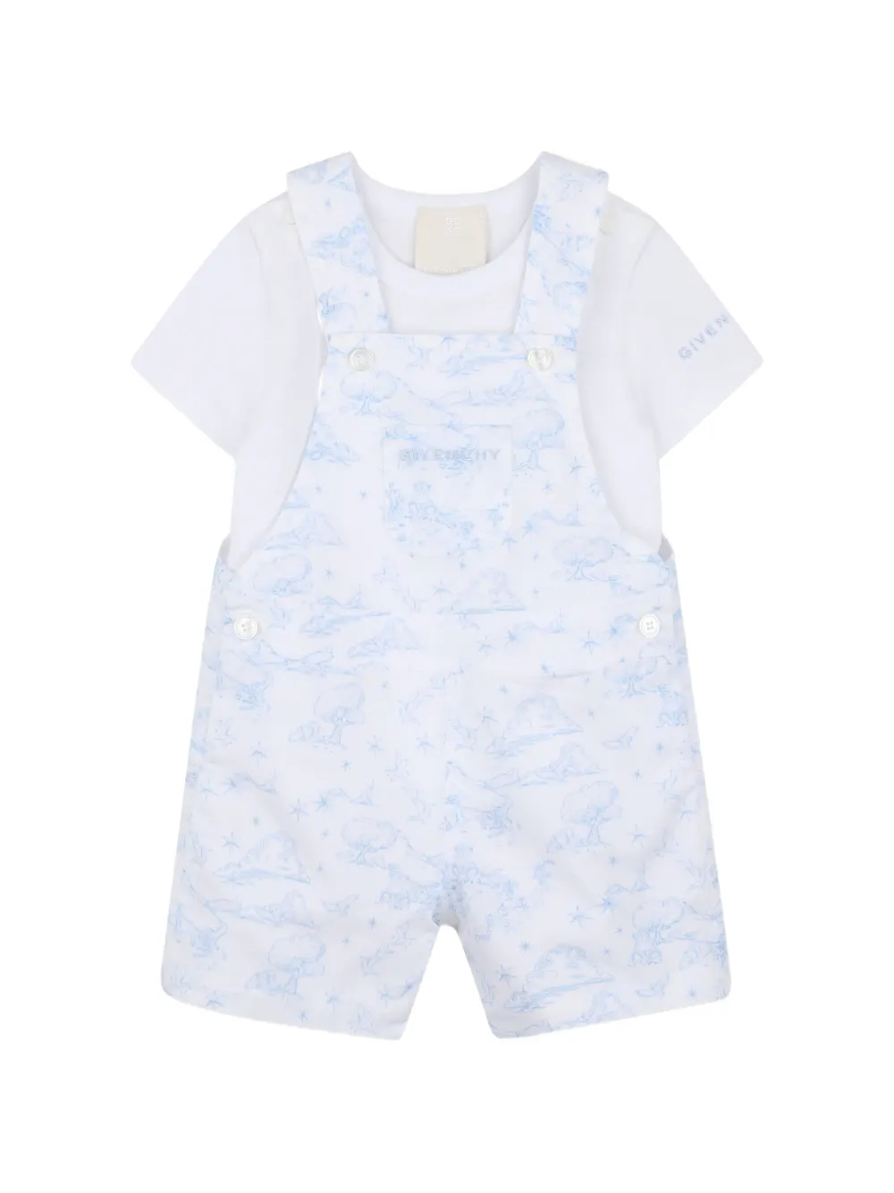 Givenchy Kids Set T-shirt con stampa - Bianco