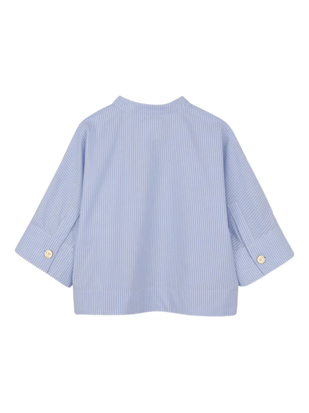 Givenchy Kids Gestreepte shorts set Blauw