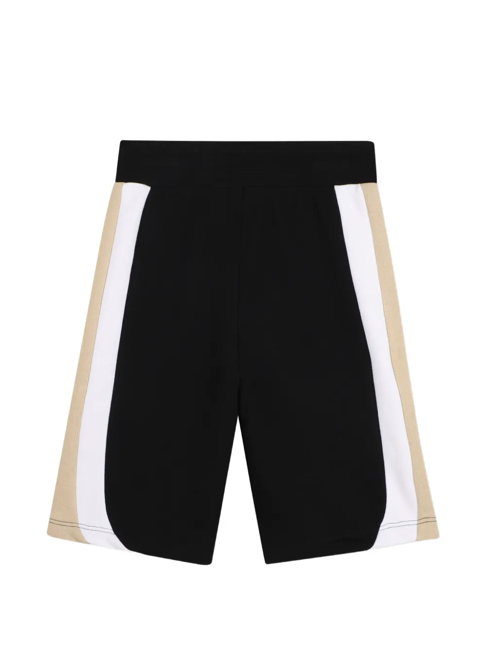 BOSS Kidswear Shorts met logo-label Zwart