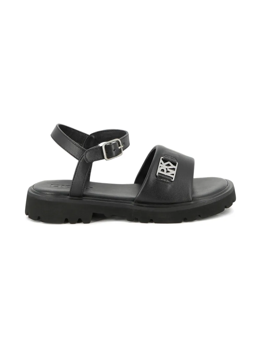 Dkny Kids Sandalen met logodetail en gesp Zwart