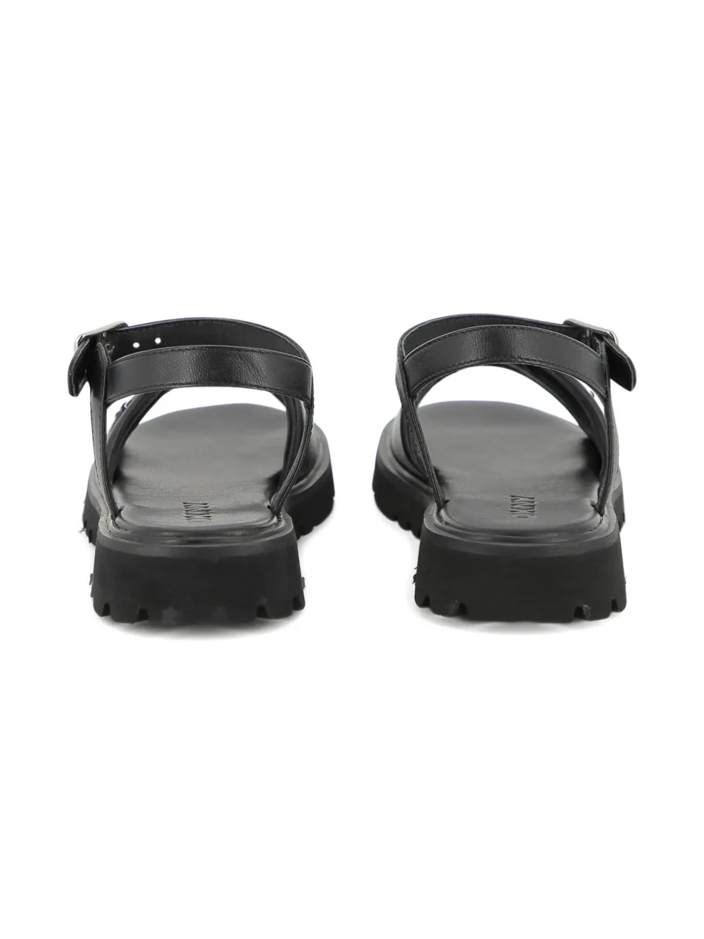 Dkny Kids Sandalen met logodetail en gesp Zwart