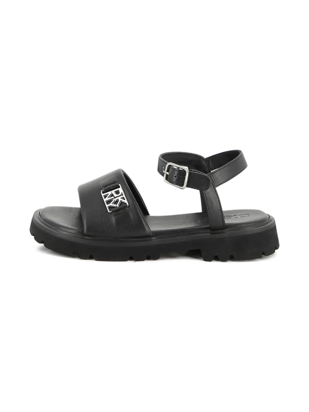 Dkny Kids Sandalen met logodetail en gesp Zwart