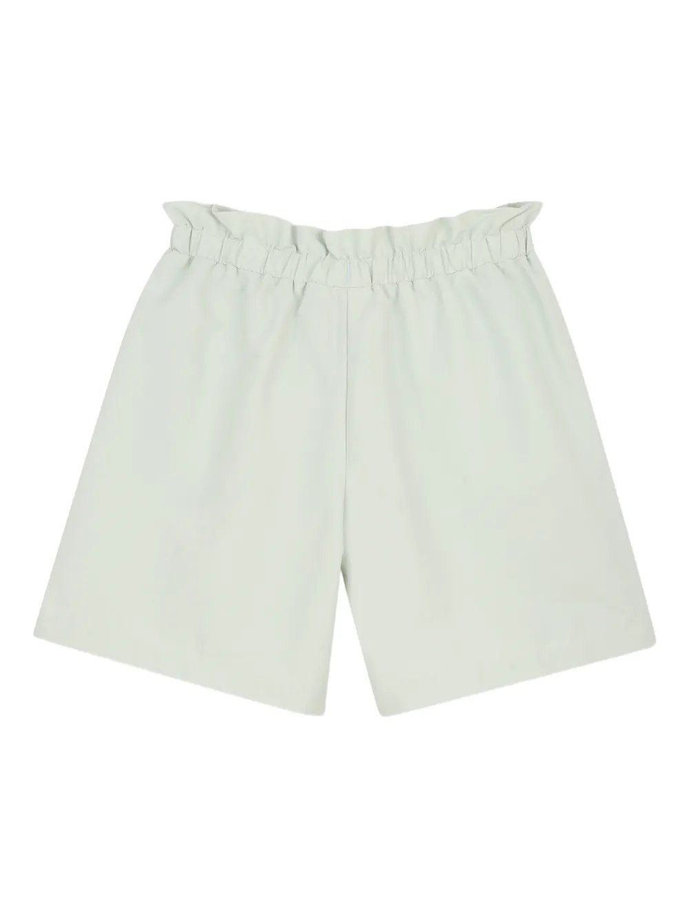 BOSS Kidswear Shorts met trekkoord en logodetail Groen