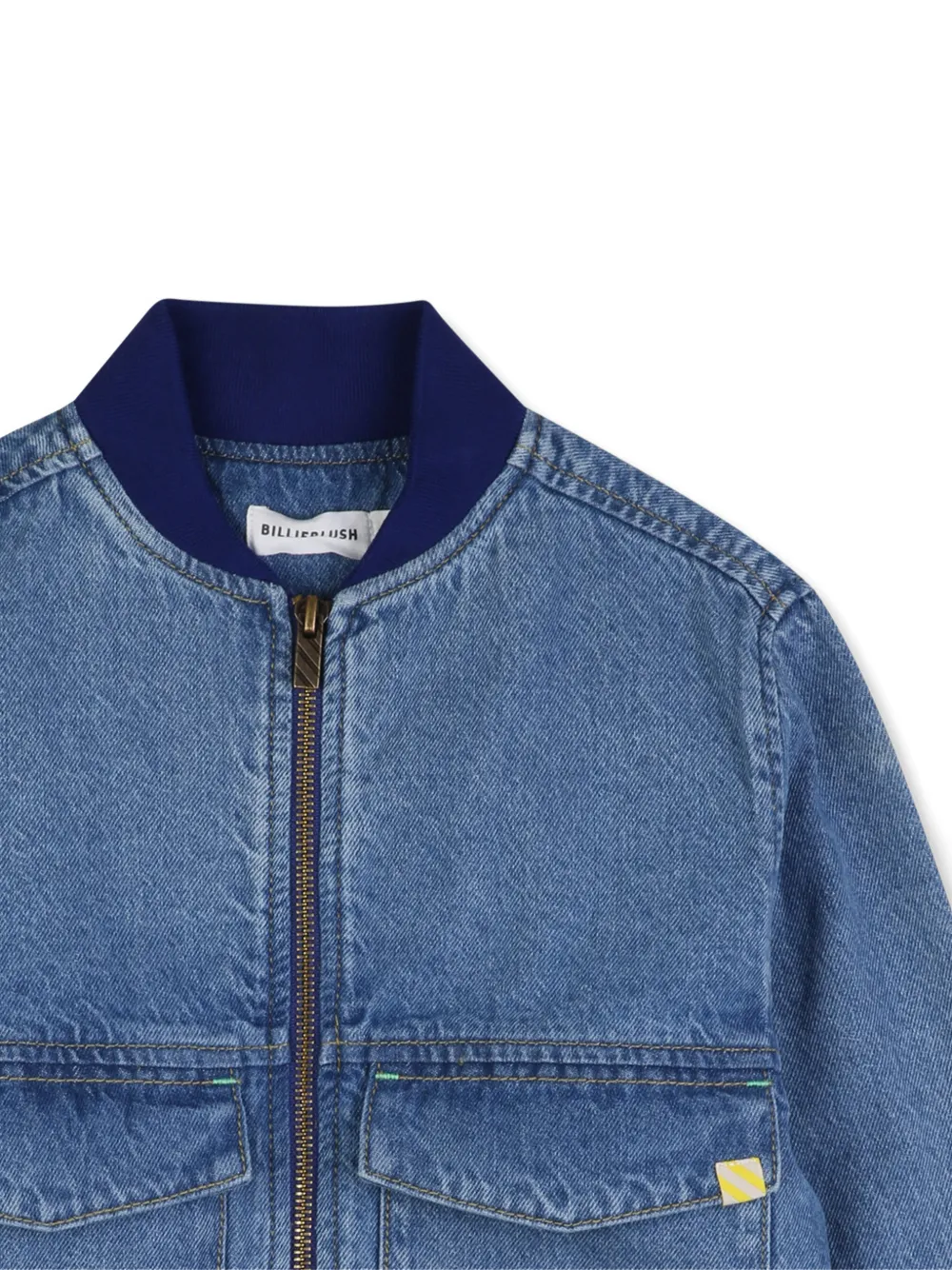  Billieblush Patch-appliqué Denim Jacket - Blue 