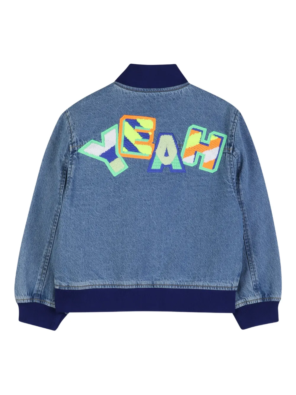  Billieblush Patch-appliqué Denim Jacket - Blue 
