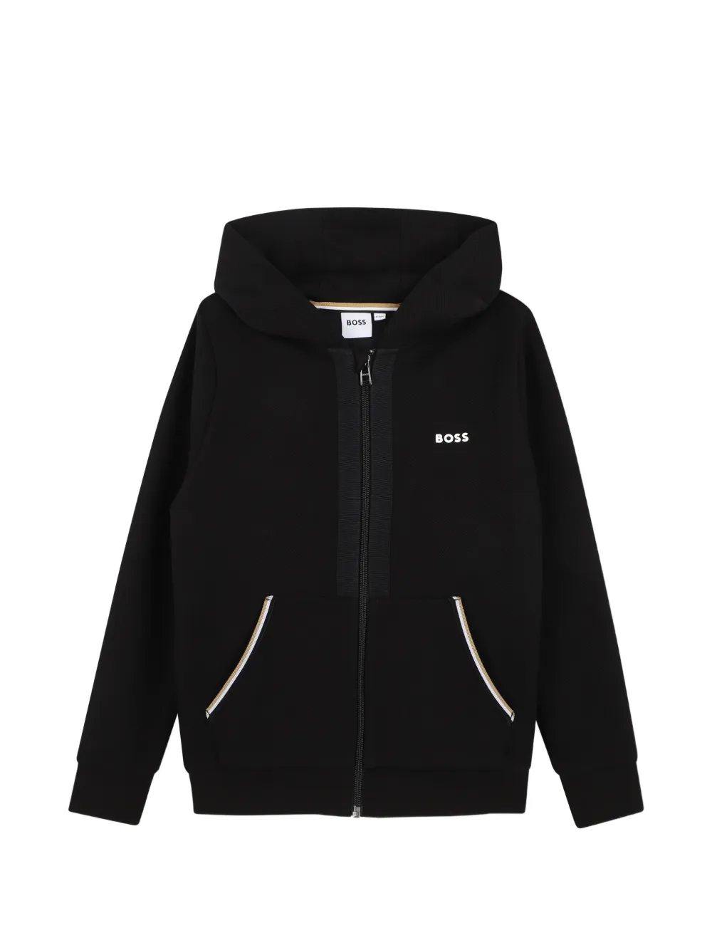 BOSS Kidswear Twee trainingspakken met ritssluiting Zwart