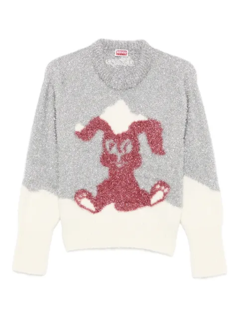 Kenzo Pullover mit Cartoon-Intarsie
