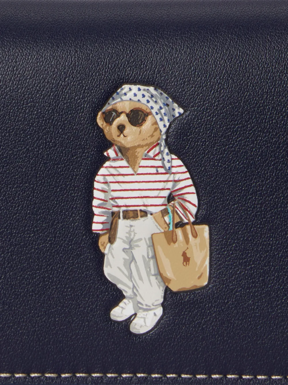Polo Ralph Lauren Leren portemonnee Blauw