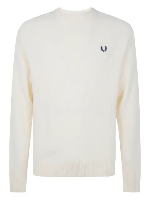 Fred Perry logo-embroidered crew-neck sweater